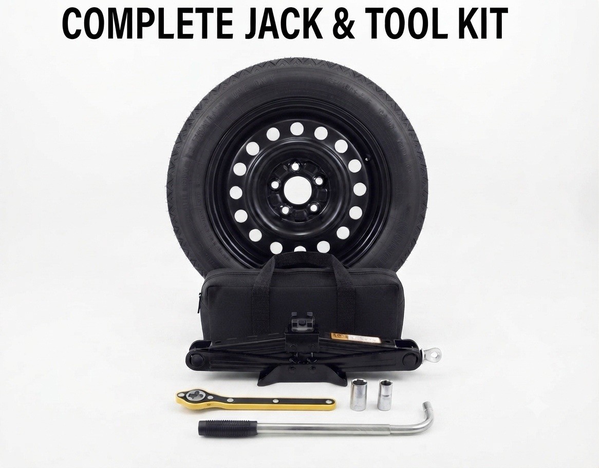 SPARE TIRE & JACK KIT 17” FITS: 2022 - 2027 FORD MAVERICK