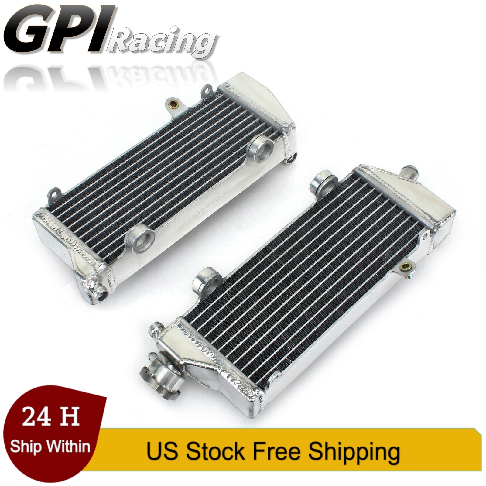 For 2008-2016 KTM 125 150 200 250 300 350 EXC SX XC XCW Aluminum Radiator