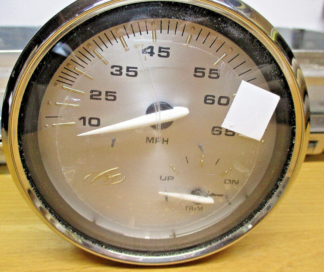 Faria Merc Trim Mph 65/Mph  Gauge W Silver Bezel Cs0550