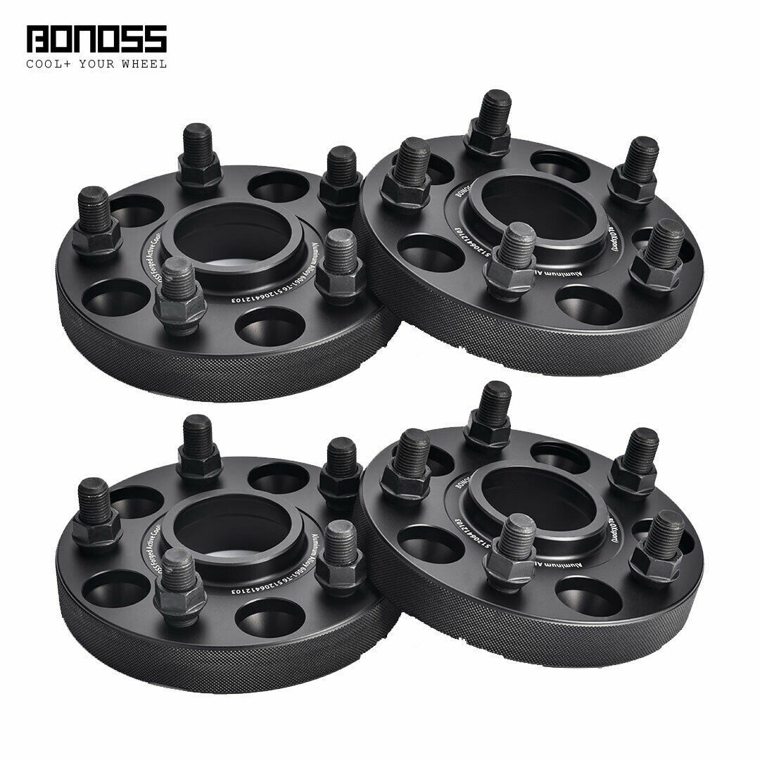4x 25mm BONOSS for Dodge Charger / Challenger Wheel Spacers + Studs + Nuts 5x115