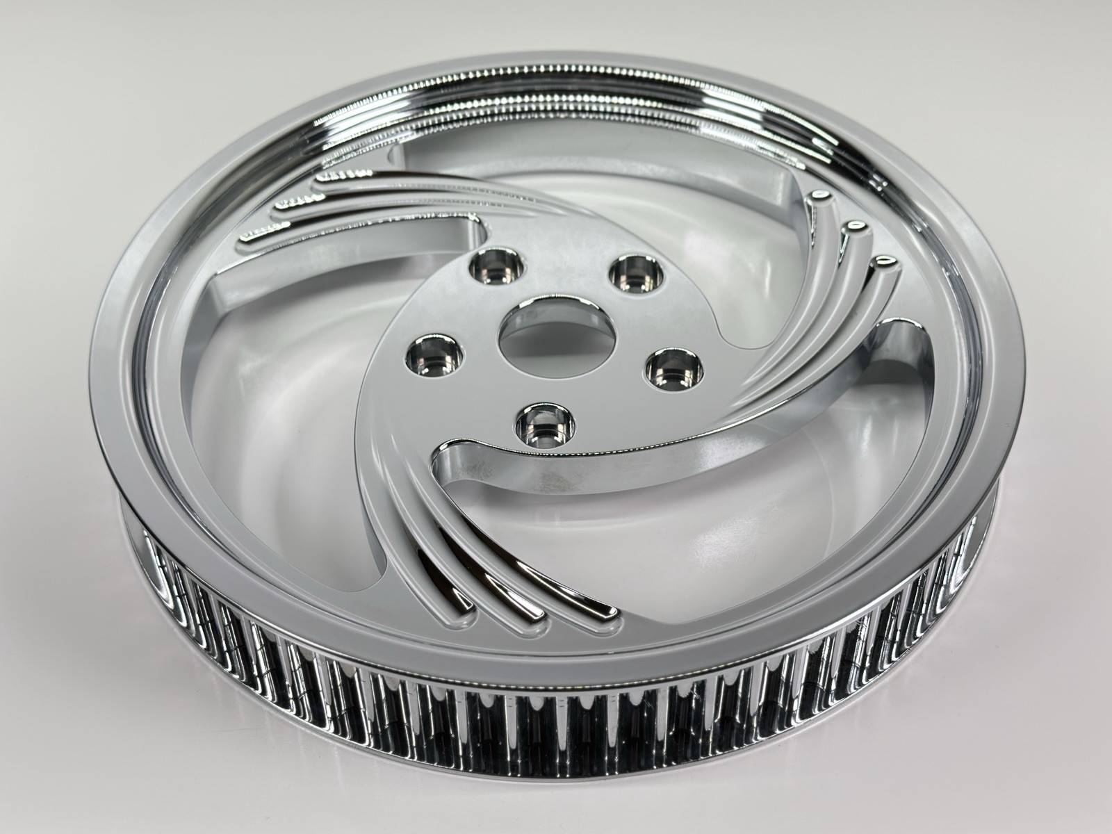 Arlen Ness Chrome SWEEPER 65t 1.5in Rear Belt Drive Pulley For Victory V-1189 Arlen Ness Chrome SWEEPER 65t 1.5in Rear Belt Drive Pulley For Victory V-1189