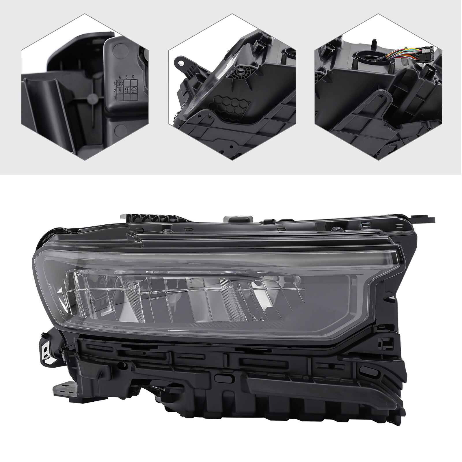 For 2021-23 Jeep Grand Cherokee Full LED Headlight Headlamp Right Passenger Side