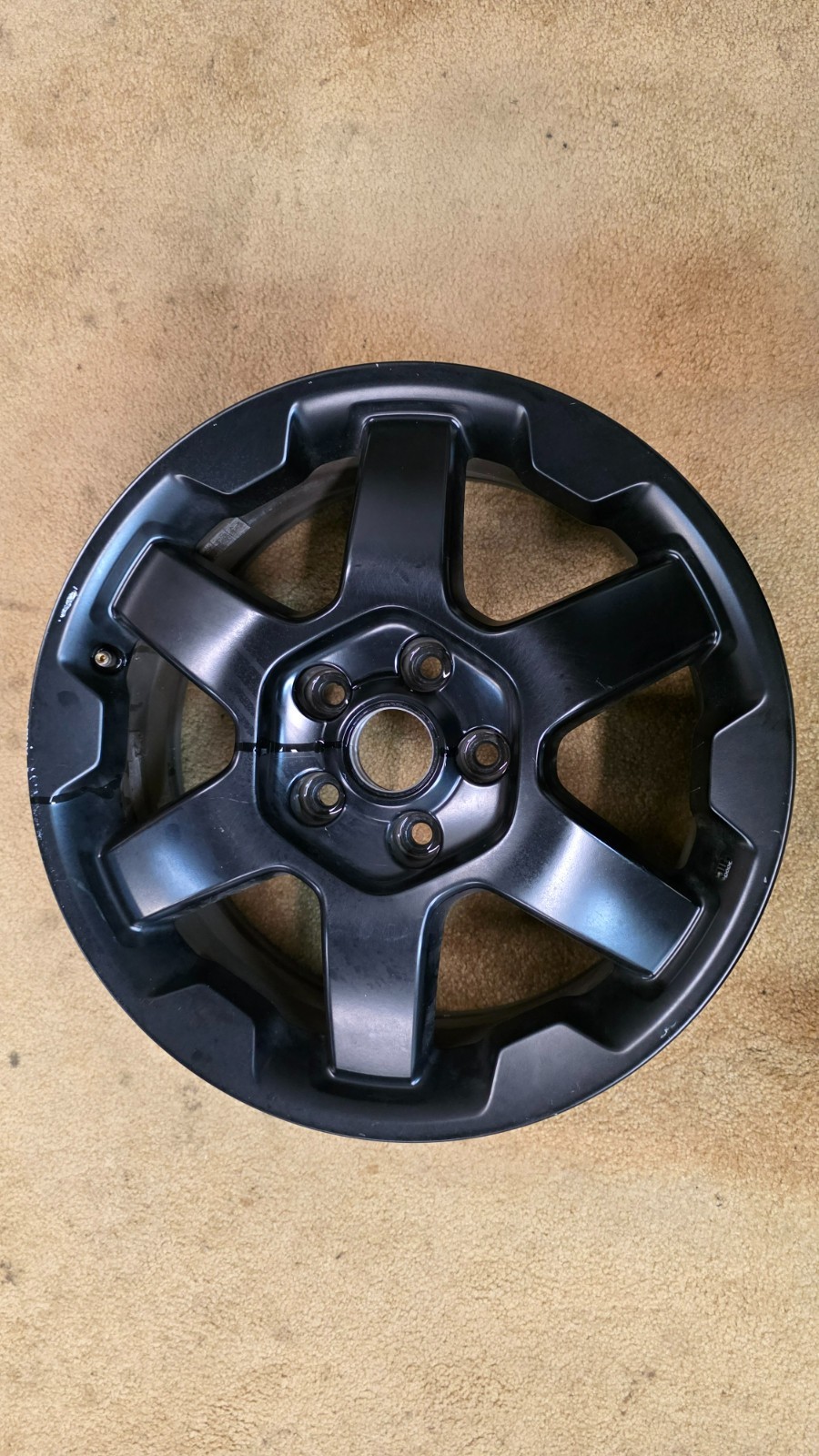 2022 - 2024 Subaru Black Wilderness Outback Rim 17x7 E97 Alloy Wheel OEM #2