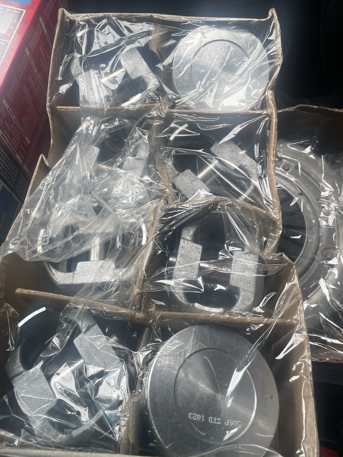 NOS Speed Pro Sealed Power 506P 8 Pistons Set For 5.0 L/302 CU IN Ford Mercury