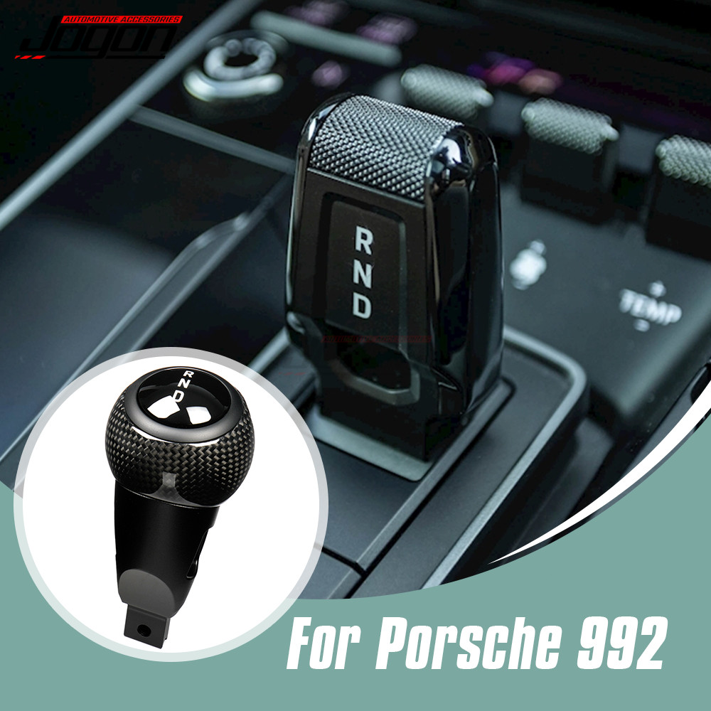 Carbon Fiber PDK Gear Shifter Knob Replace For Porsche 992 911 GT3 Carrera Turbo