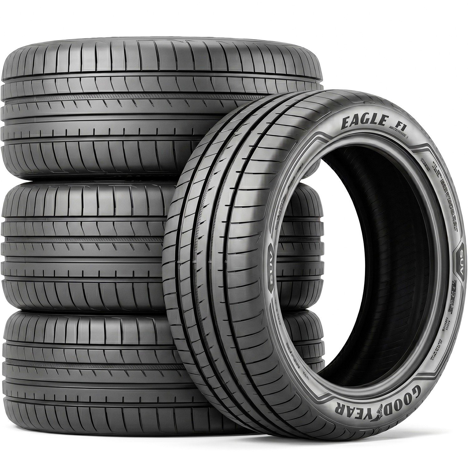 4 Tires Goodyear Eagle F1 Asymmetric 3 SUV 235/55R19 105V XL Performance