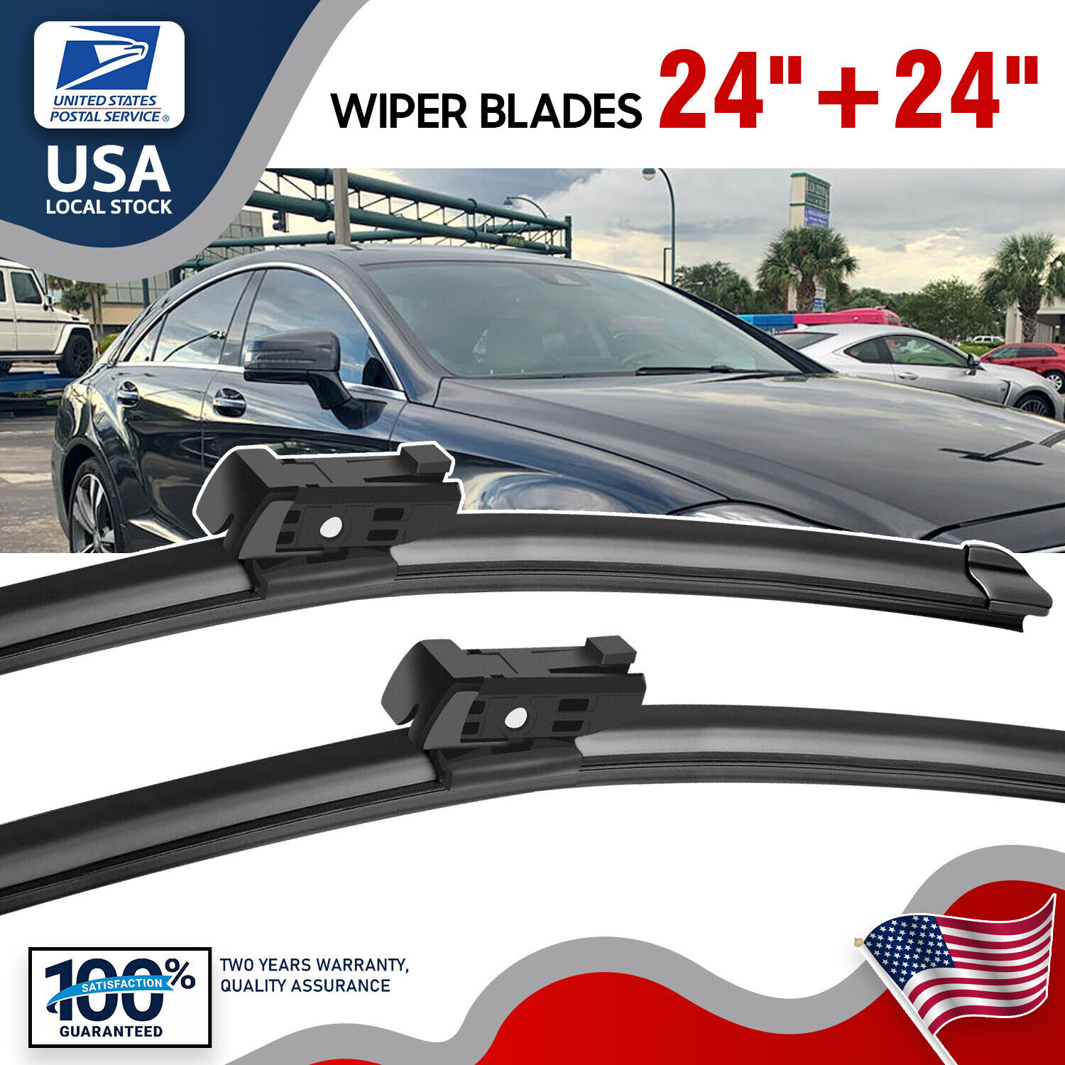 Windshield Wiper Blade For Mercedes-Benz C300 2015 24\