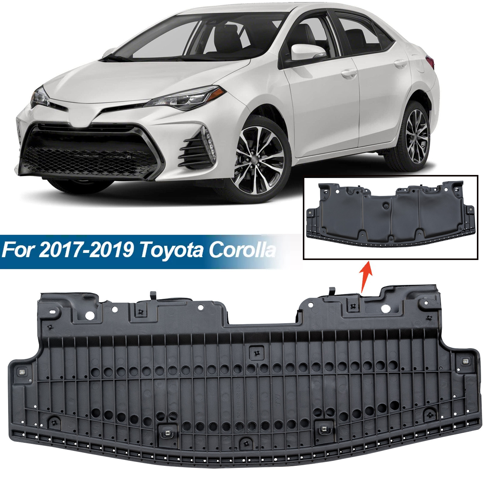 For Toyota Corolla 2017 18 2019 Bumper Splash Shield Front 5260102120 TO1228215