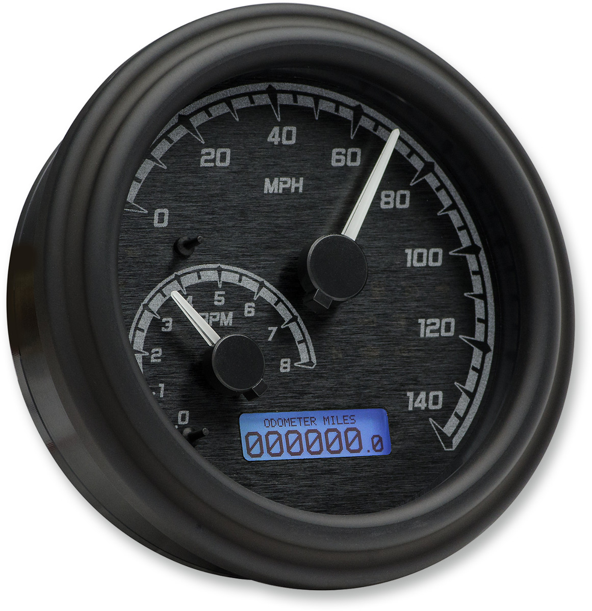 DAKOTA DIGITAL - MXV Series Analog Gauge System Black/Gray/Black | MVX-2002-KG-K
