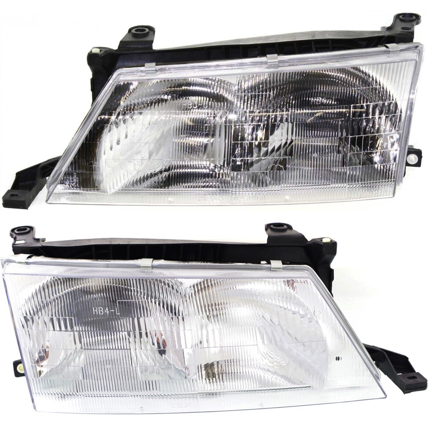 Headlight Set For 95 96 97 Toyota Avalon Left and Right With Bulb 2Pc