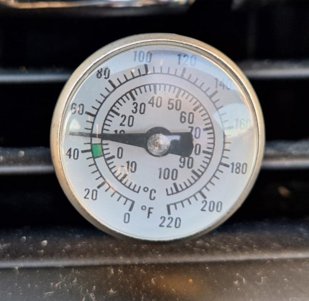 Car A/C Test Thermometer AC Vent Duct Temperature Gauge with 5in. Probe Clip New Car A/C Test Thermometer AC Vent Duct Temperature Gauge with 5in. Probe Clip New