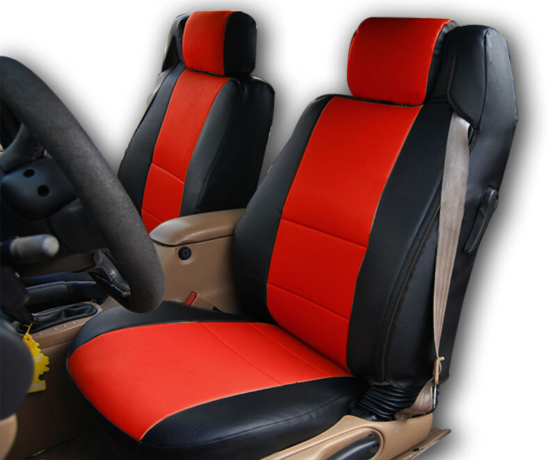 for CHRYSLER SEBRING 96~06 CONVERTIBLE S.LEATHER CUSTOM FIT 2 FRONT SEAT COVERS
