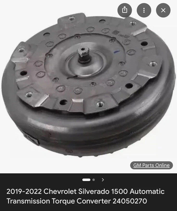 Torque Converter for 2019 -2022 Chevy Silverado 1500 4cly Engine Brand New OEM Torque Converter for 2019 -2022 Chevy Silverado 1500 4cly Engine Brand New OEM