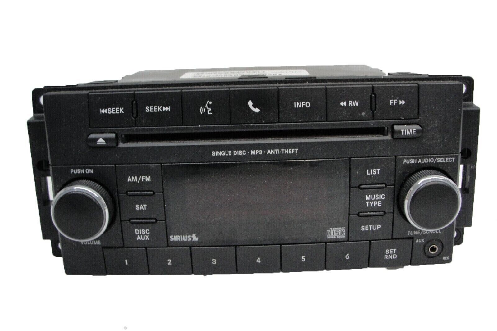 2010-2019 JEEP DODGE CHRYSLER Radio OEM CD Player Sirius UConnect VIN # INCLUDED