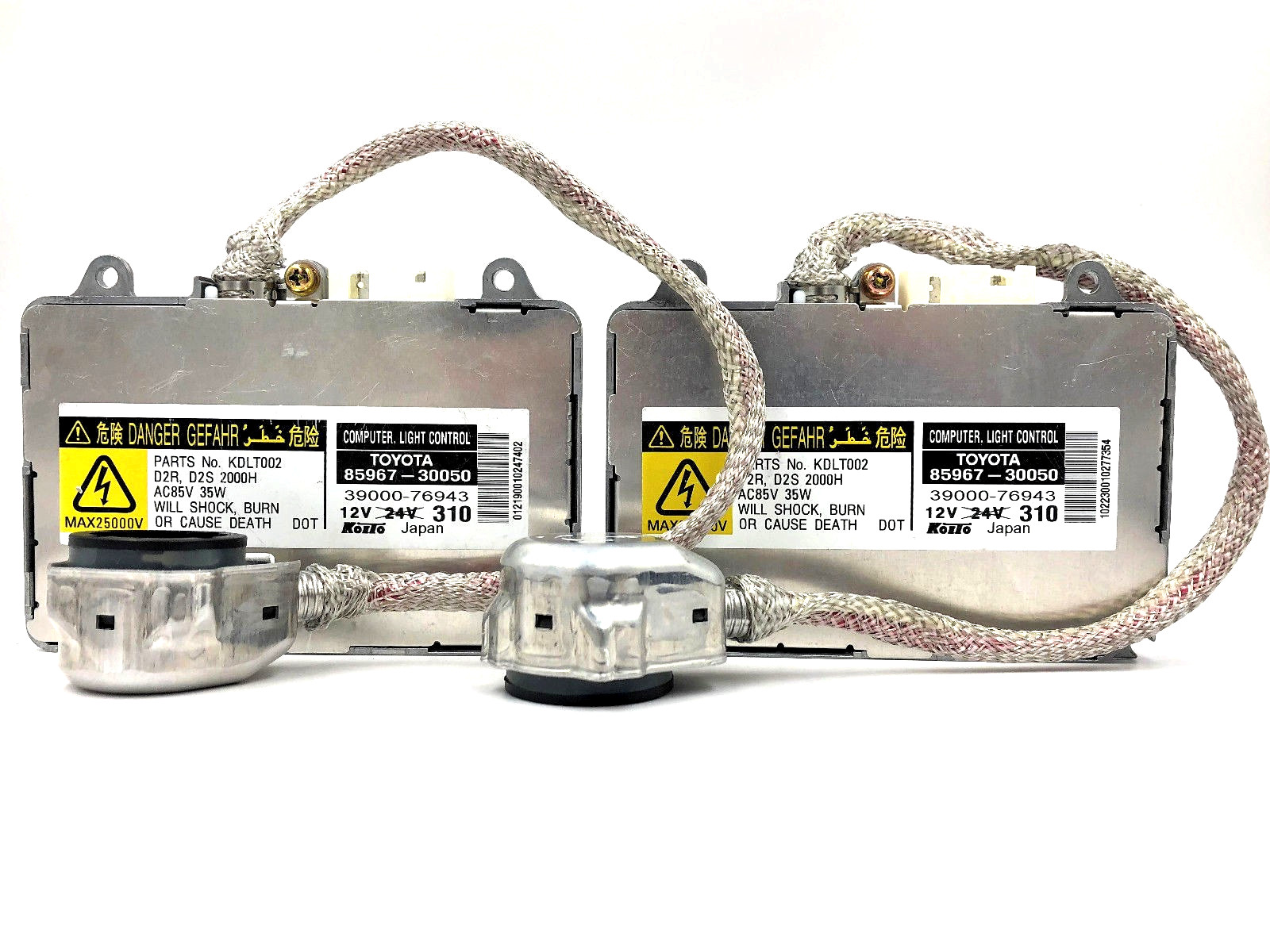 2x New OEM Xenon HID Headlight Ballast Igniter fits 04-05 Toyota Prius 2x New OEM Xenon HID Headlight Ballast Igniter fits 04-05 Toyota Prius