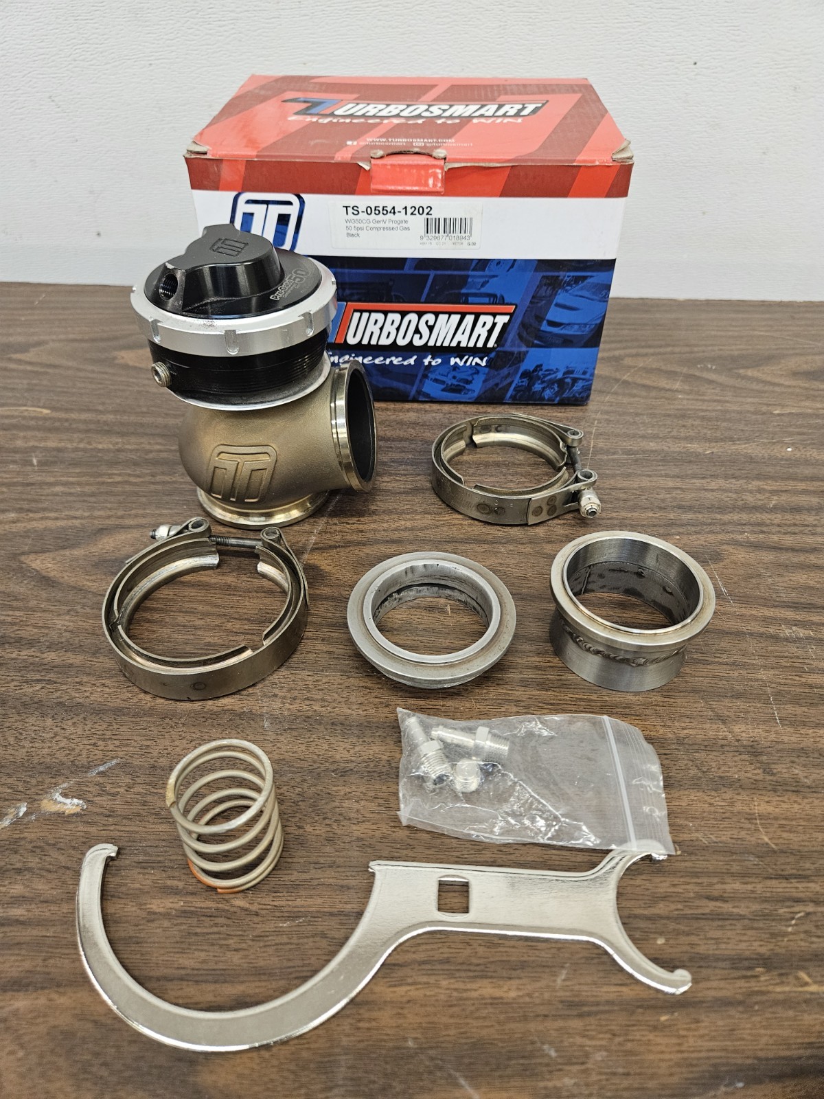 Turbosmart TS-0554-1202 GenV WG50CG ProGate 50mm Compressed Gas Wastegate Black Turbosmart TS-0554-1202 GenV WG50CG ProGate 50mm Compressed Gas Wastegate Black