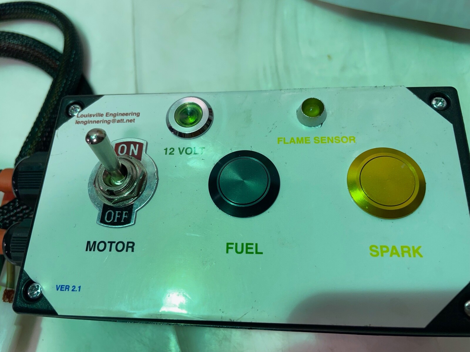 Webasto Aqua Hot Hydro Hot burner Test Box Ver 2.1