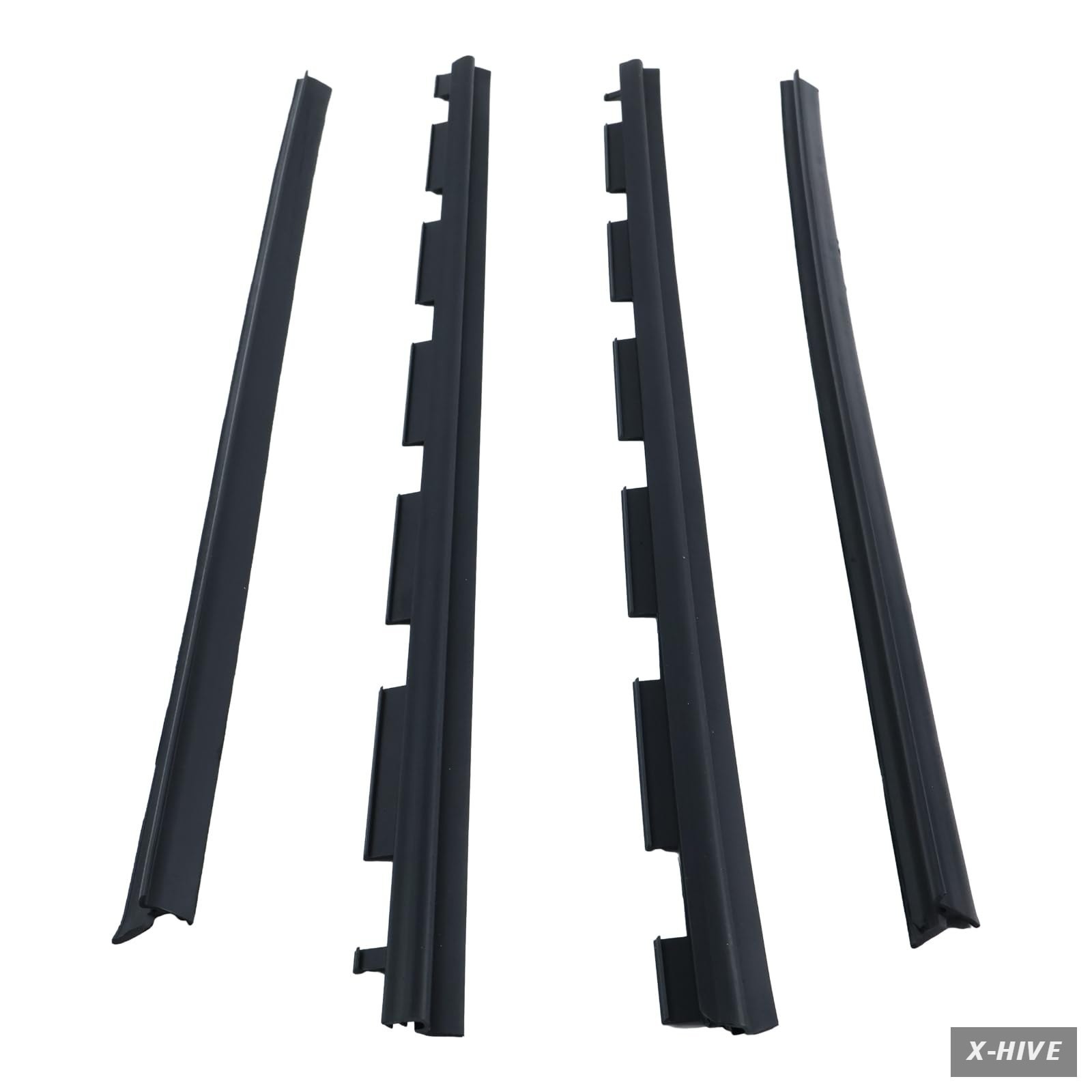HOLDWELL 4Pcs Inner & Outer Window Sweep Felt Seal Weatherstrip Kit KG2040