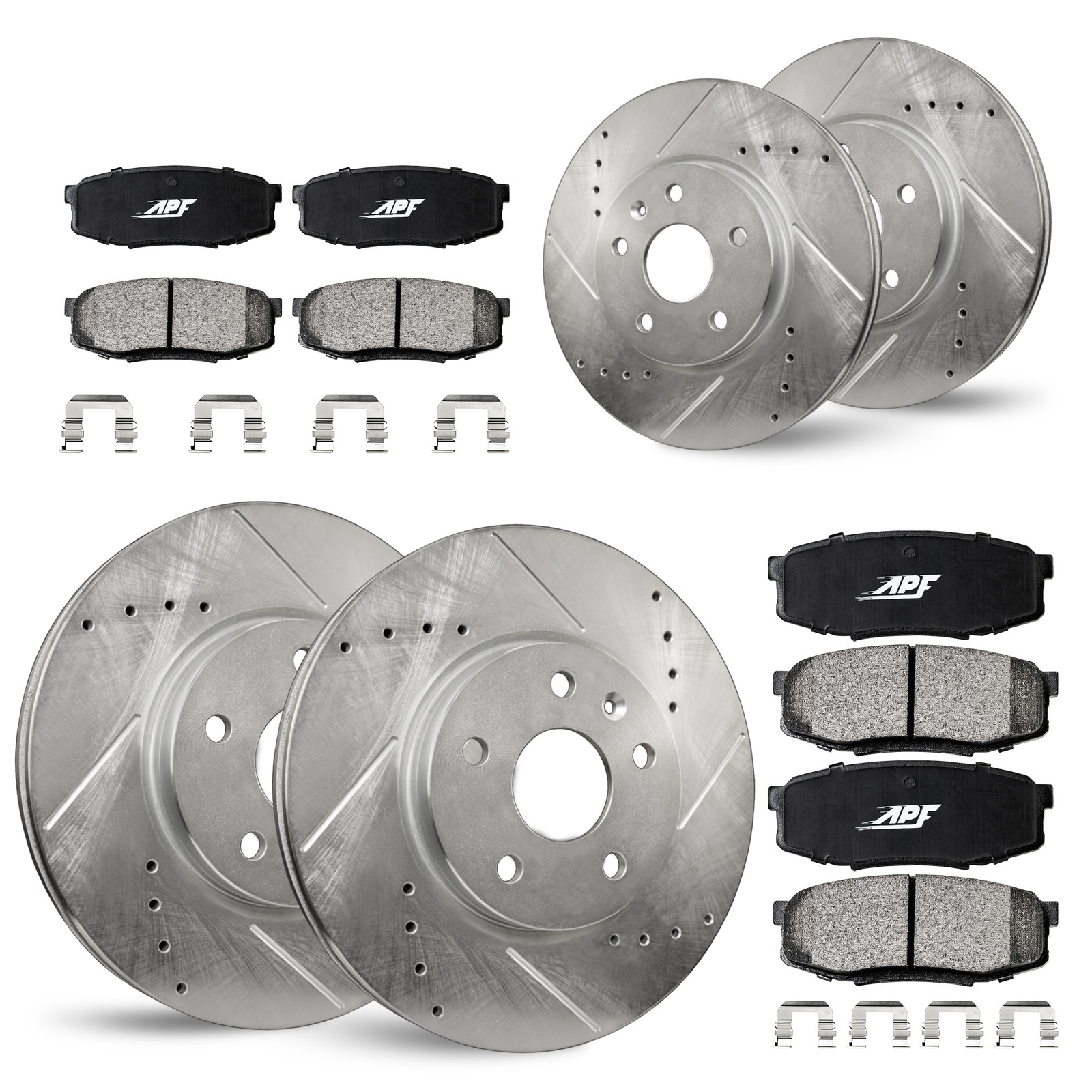 For Acura MDX 2003-2006 - Front + Rear Ceramic Brake Kit