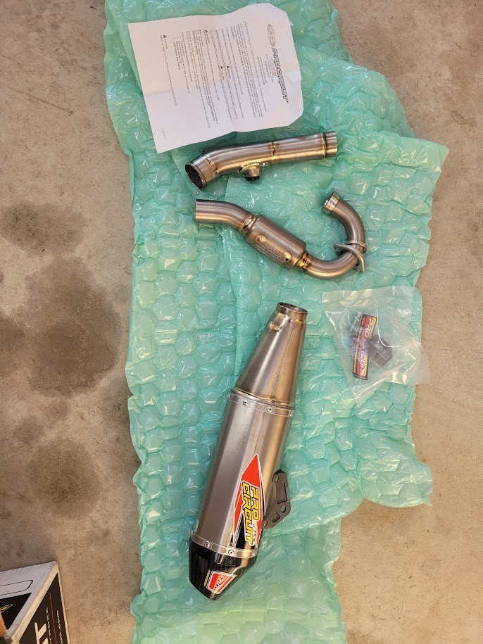 2017-2020 Pro Circuit Ti-6 Titanium Exhaust System Kawasaki-KX250F 2017-2020 Pro Circuit Ti-6 Titanium Exhaust System Kawasaki-KX250F