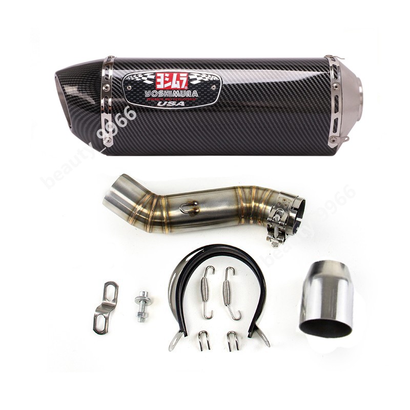 CBR500R 2016-2025 for Honda CB500F CB500X Exhaust Mid Tail Pipe Slip on Muffler CBR500R 2016-2025 for Honda CB500F CB500X Exhaust Mid Tail Pipe Slip on Muffler