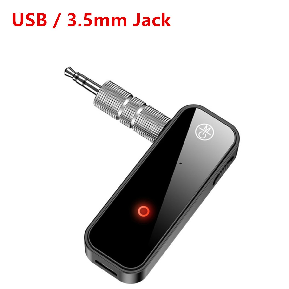 2 IN 1 Wireless Bluetooth 3.5mm AUX Audio Stereo Music Receiver Adapter For Car