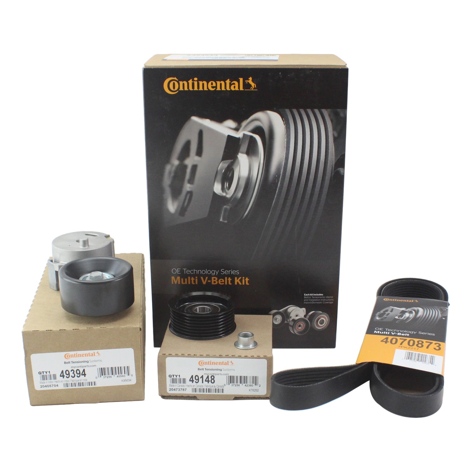 Continental Serpentine Belt Drive Component Kit K49394A