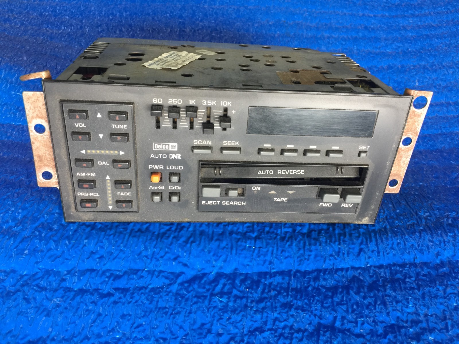 85-88 PONTIAC FIERO FIREBIRD TRANS AM GTA DELCO CASSETTE RADIO EQ FOR PARTS OEM