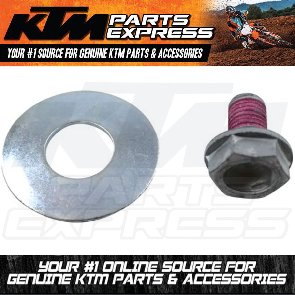 NEW OEM KTM GASGAS COUNTER SHAFT SPROCKET BOLT SCREW & SPRING WASHER 59033034044
