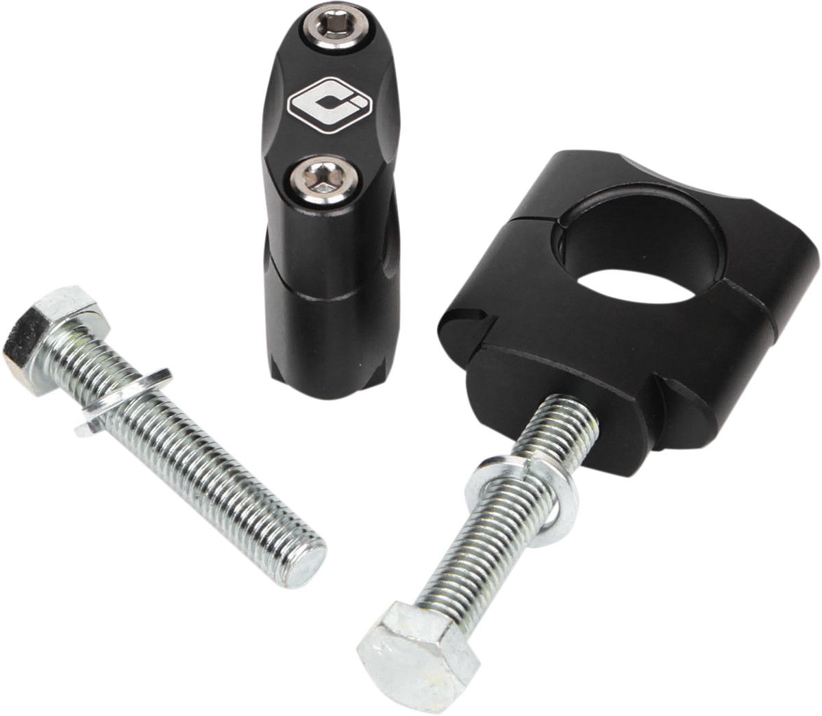 ODI Universal Handlebar Clamp Kit 1-1/8 in. Black Aluminum ODI Universal Handlebar Clamp Kit 1-1/8 in. Black Aluminum