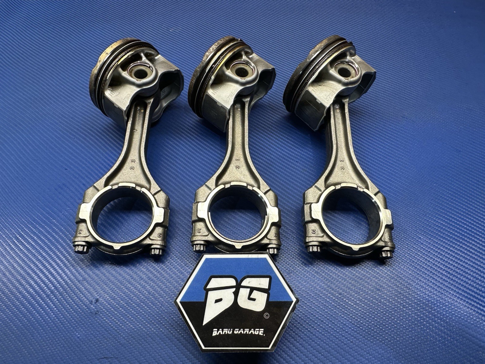 2023-2026 Toyota GR Corolla OEM 1.6L Pistons & Connecting Rods Set OEM