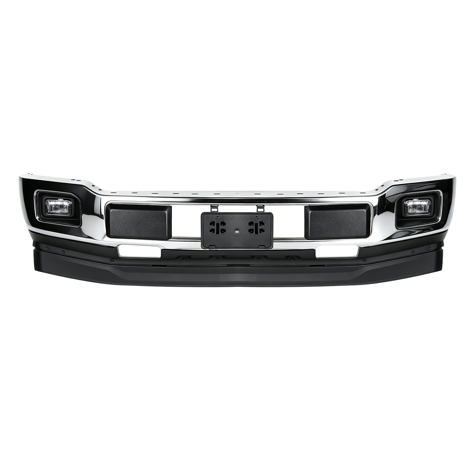 For 2018-2020 Ford F-150 Front Bumper Grille Cover Aeesmbly Steel W/Fog Light