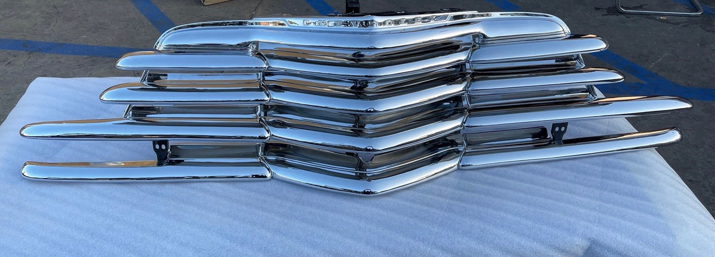 1948 Chevrolet Front Grill Original Triple Chrome, ￼￼