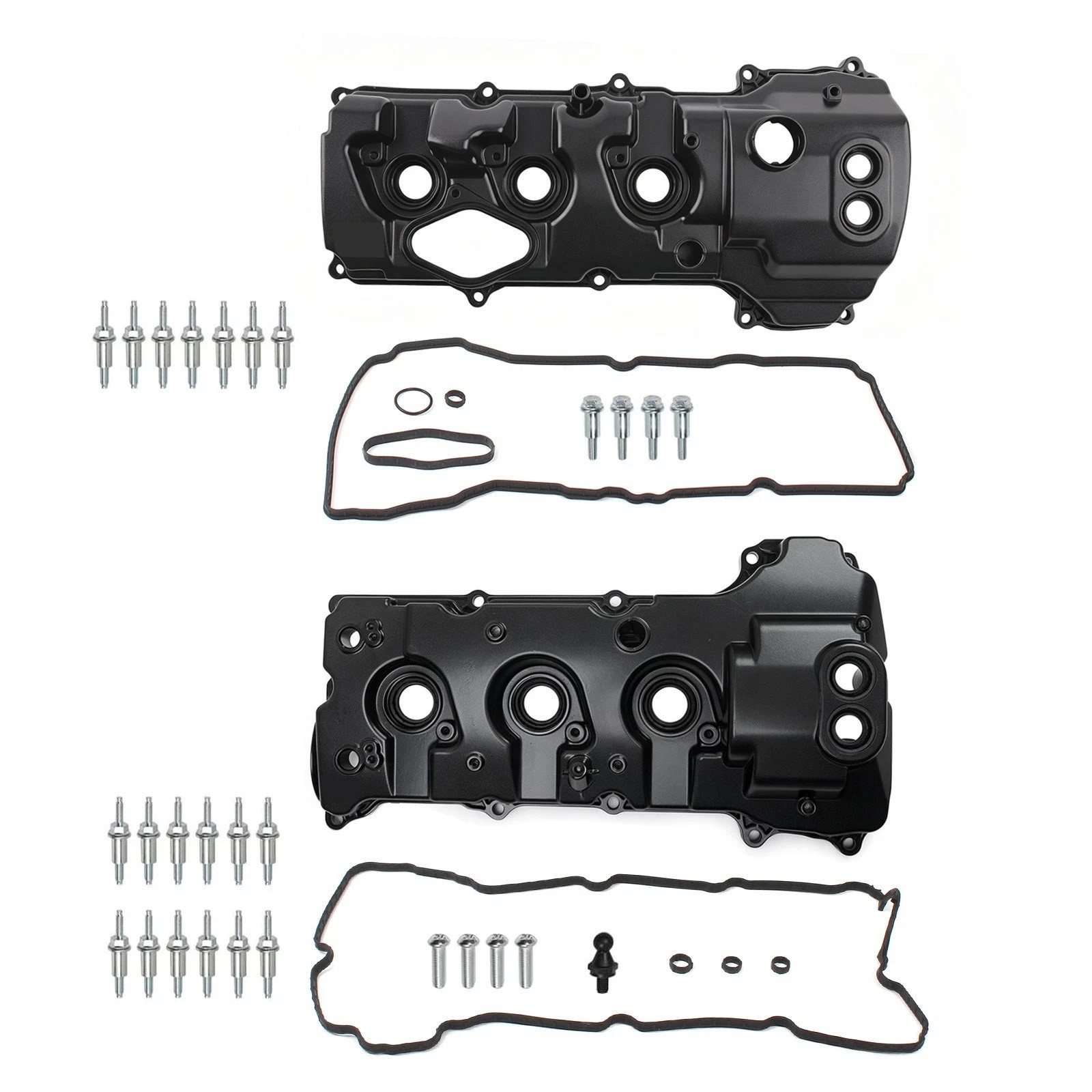 2 X Valve Cover Set 3.5L EcoBoost for Ford F-150 Transit BL3Z-6582-H DL3Z-6582-C
