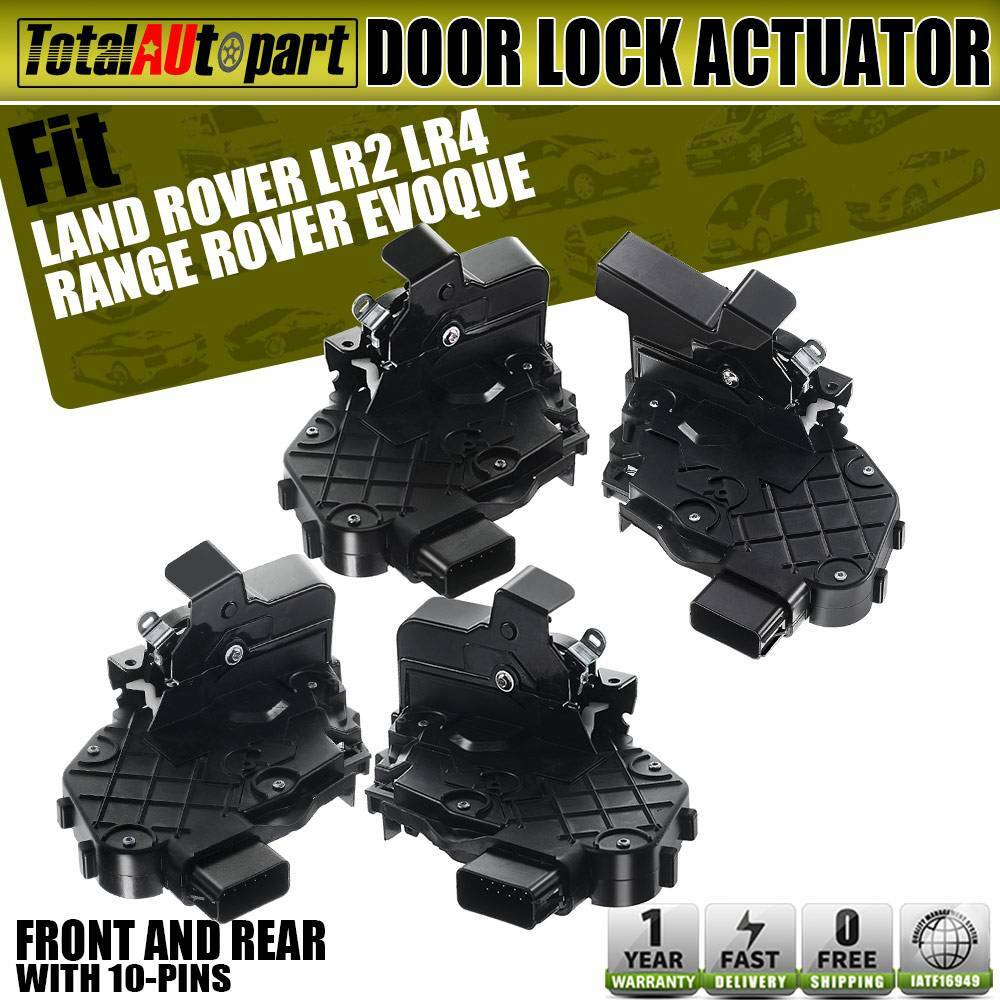 4x Door Lock Actuator Front & Rear for Land Rover Range Rover Sport LR2 LR3 LR4