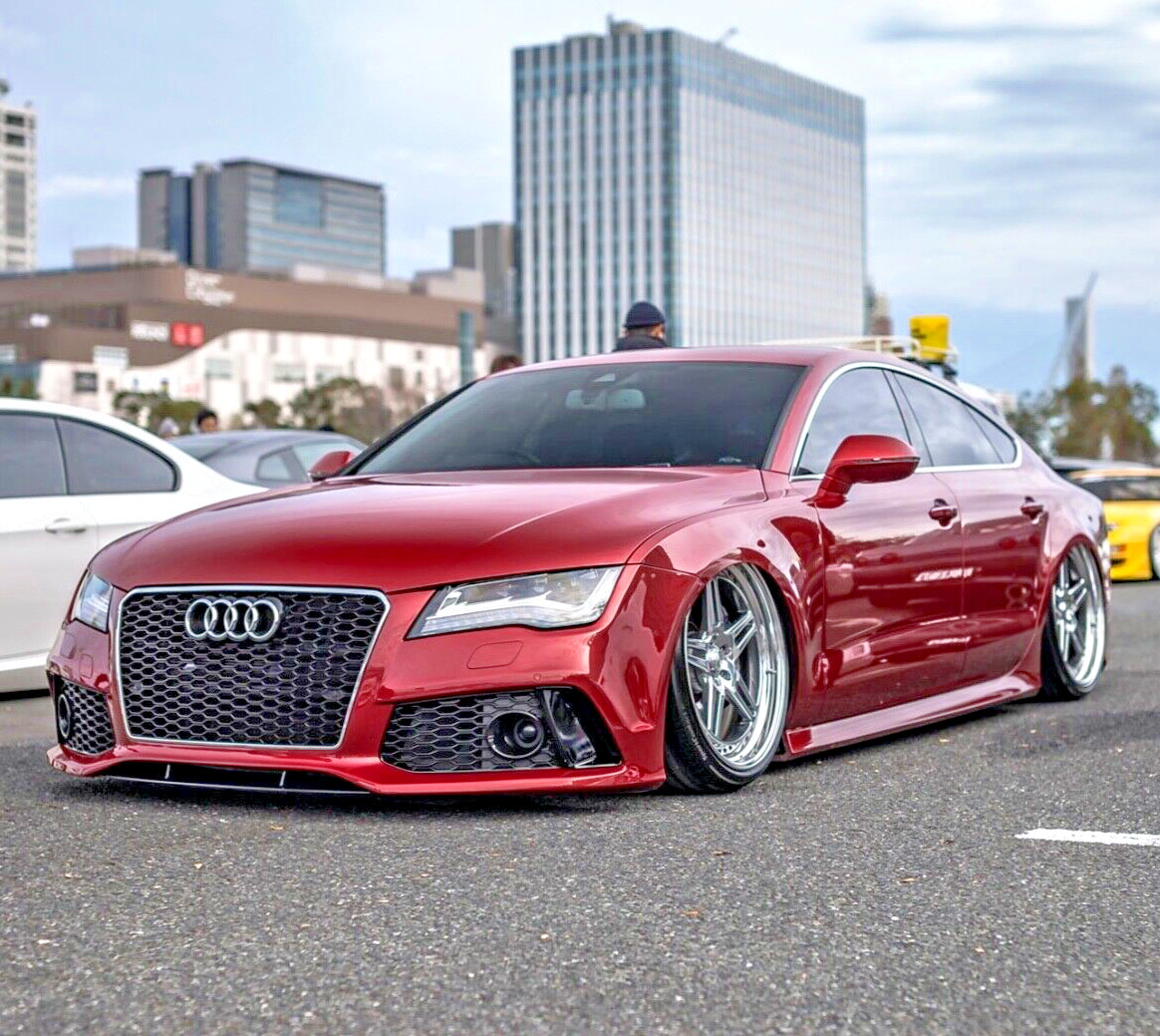 BKM RS7 Style Upgrade Front Bumper silver option, fits Audi A7 S7 RS7 C7