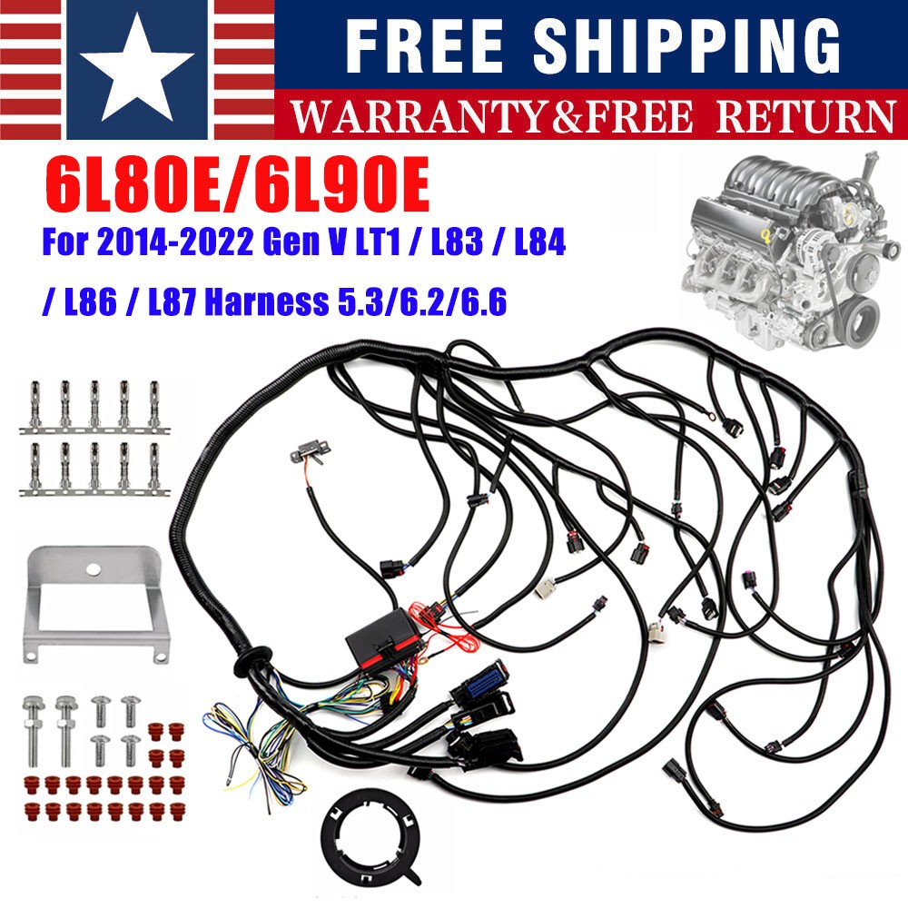 3 wire Standalone Harness For 2014-2021 Gen V LT1 L83 5.3/ L86 6.2 6L80E/6L90E