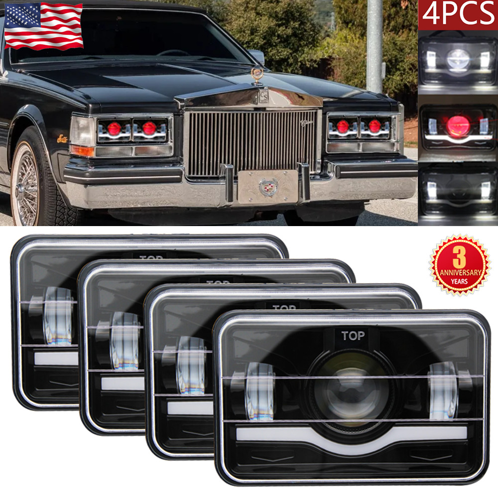DOT For 1977-1985 Cadillac Seville 4PCS 4x6\