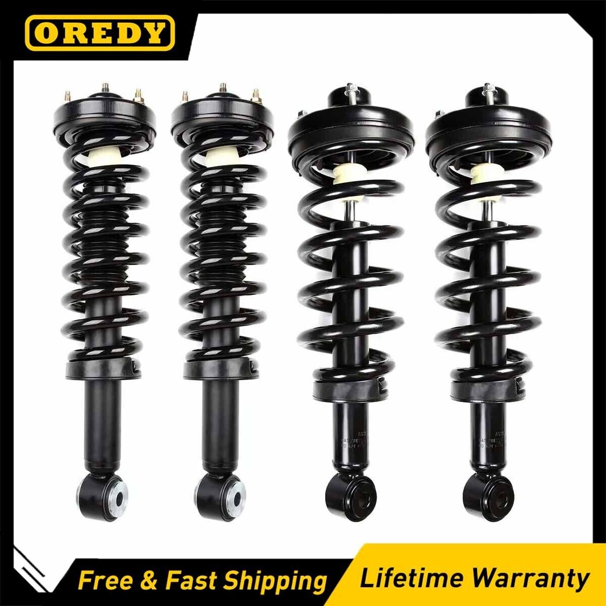 2x Front + 2x Rear Struts for Ford Expedition Lincoln Navigator 2007 - 2012 2013