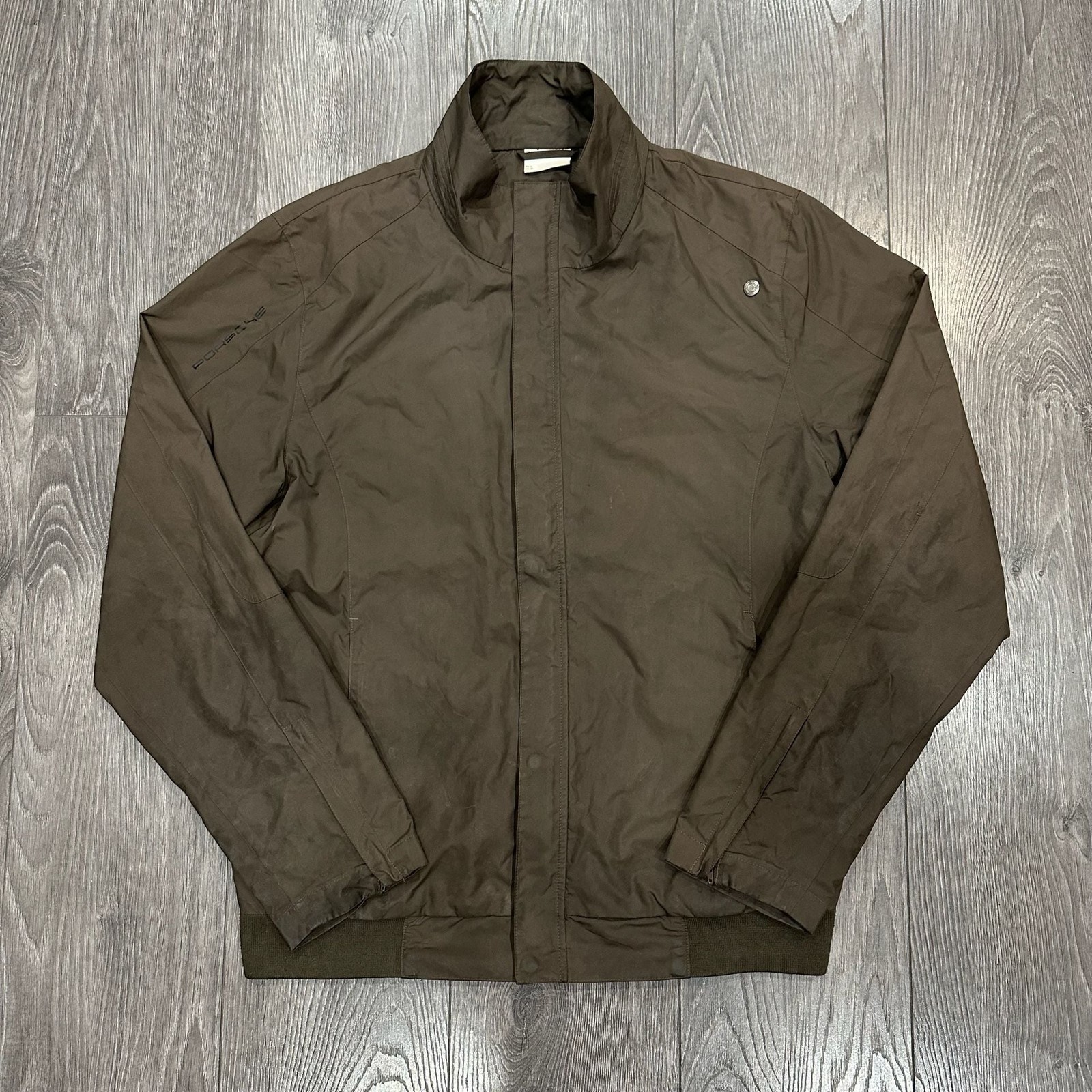 Porsche Design Driver's Selection Men's Brown Windbreaker Size US M