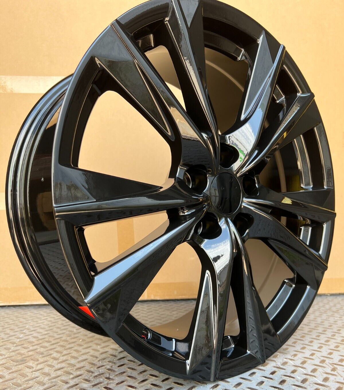 One 19X8'' F SPORT STYLE GLOSS BLACK RIMS WHEELS FIT LEXUS IS250 ES350 GS350 RX3