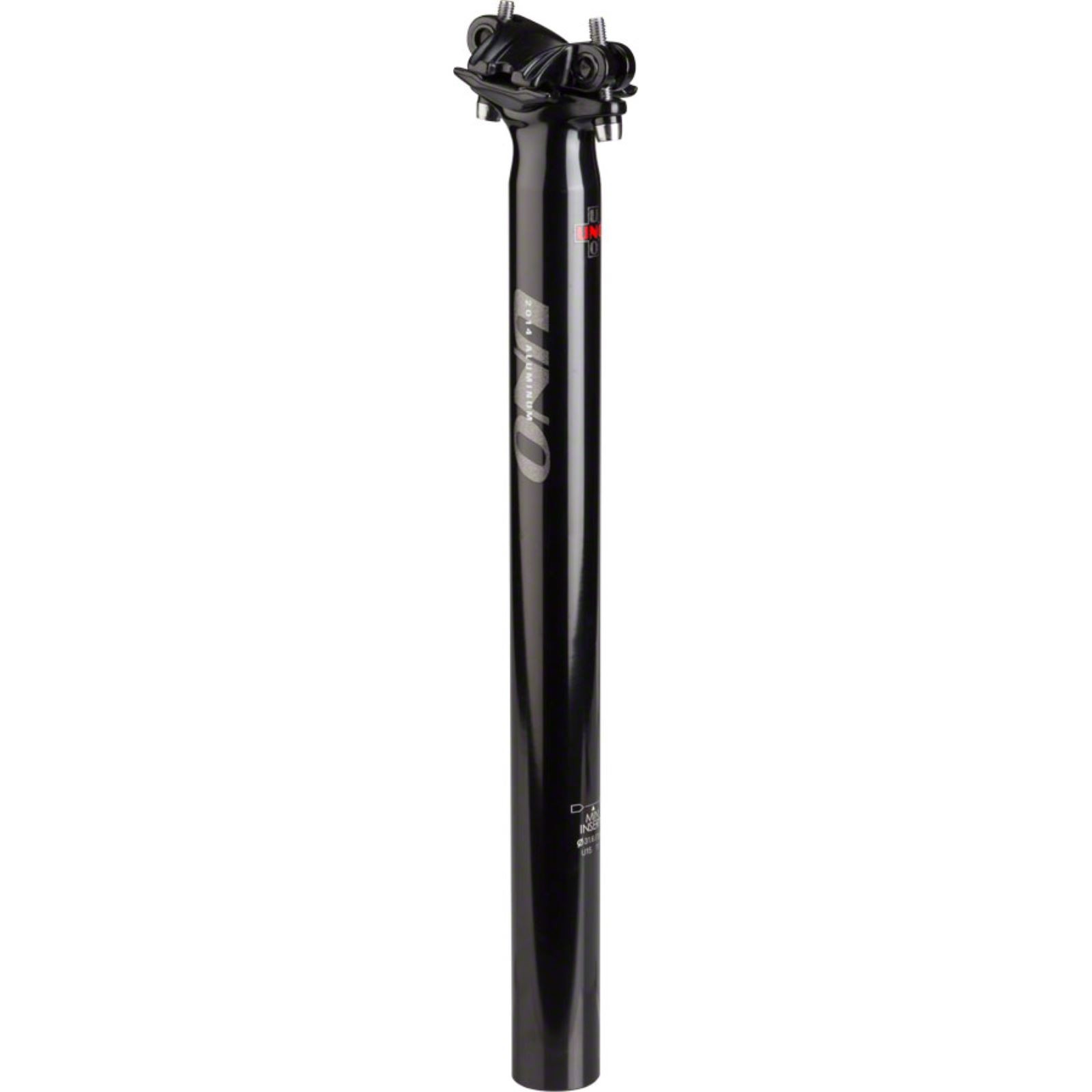 Kalloy Uno 358 2-Bolt Seatpost, 31.6 x 350mm, Black SP-358 31.6X350MM BLK Kalloy Uno 358 2-Bolt Seatpost, 31.6 x 350mm, Black SP-358 31.6X350MM BLK