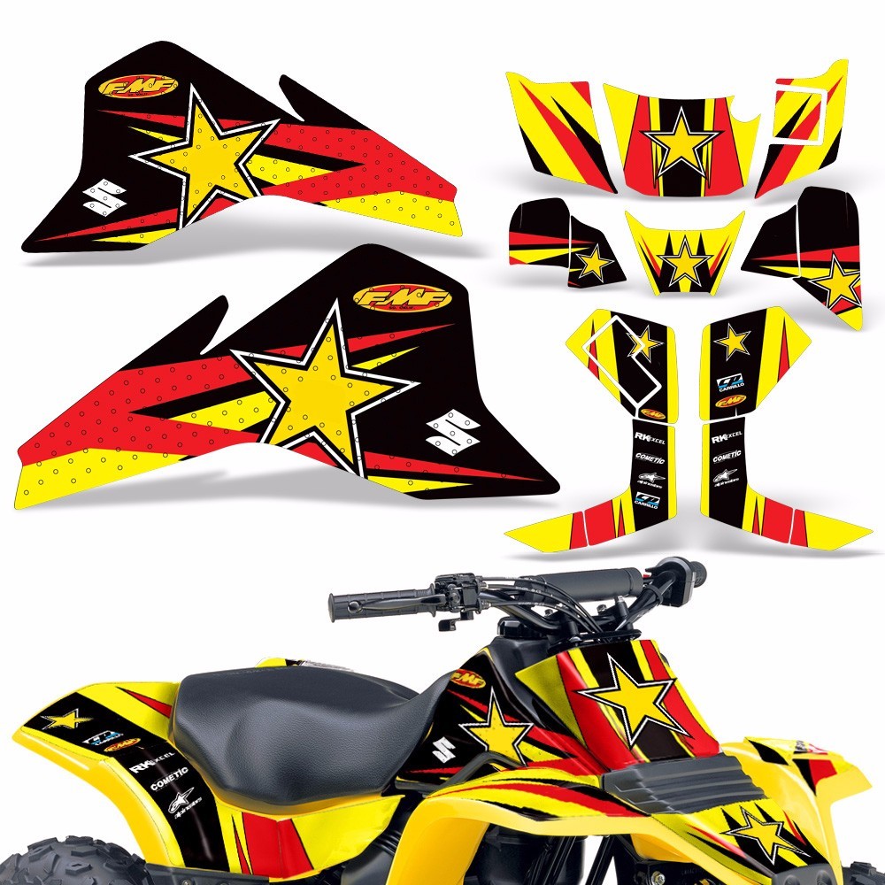 ATV Graphic Quad Decals Stickers For Suzuki LT80 1987-2006 R S
