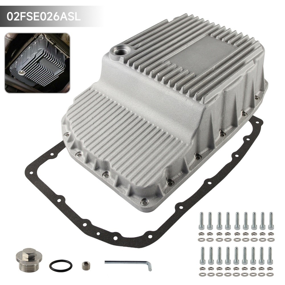 Heavy Duty Raw Transmission Pan For GMC Sierra 1500 Chevrolet Silverad 2007-2021