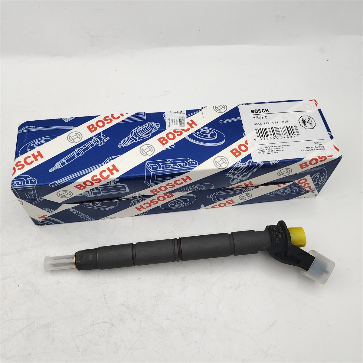 1X Fuel Injector 0445117024 For 2011-14 Ford Power Stroke 6.7L Diesel BC3Z9H529A