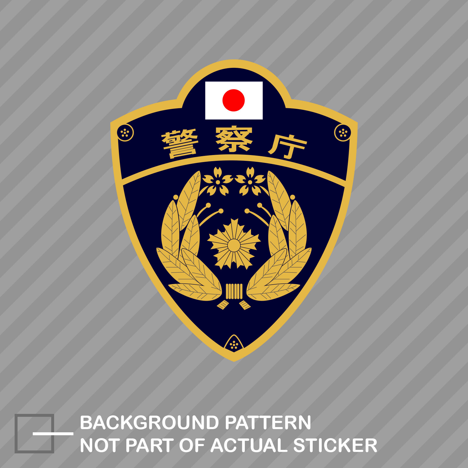 NPA National Police Agency Japan Sticker Decal Vinyl