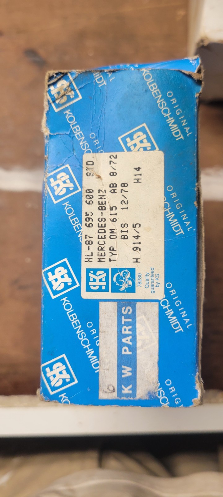 Kolbenschmidt Main Bearing Set Mercedes-Benz OM615 Engine STD HL-87 695 600 NOS Kolbenschmidt Main Bearing Set Mercedes-Benz OM615 Engine STD HL-87 695 600 NOS