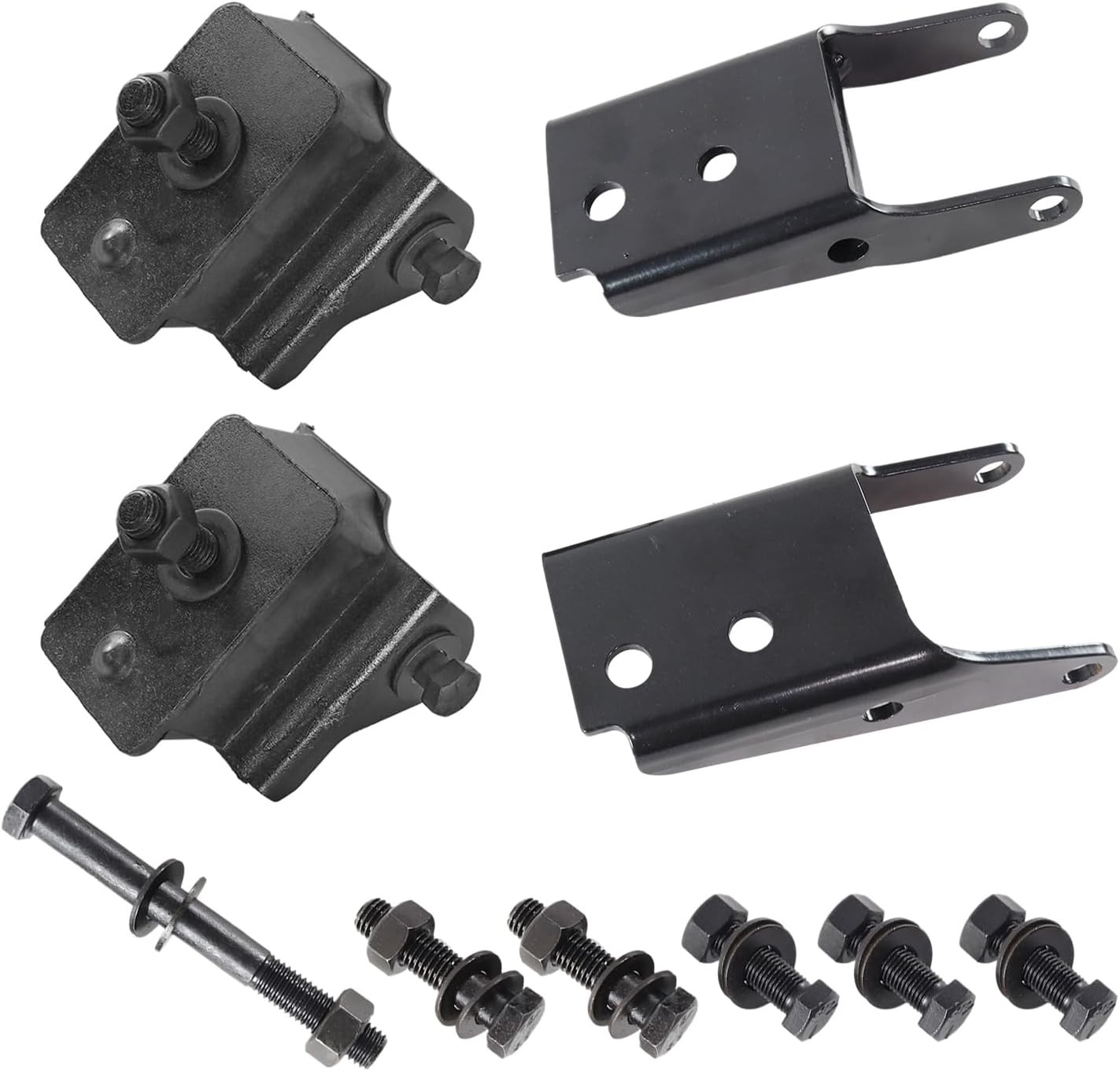 Motor Mount Brackets Kit Big Block 383 440 with 1966-1972 B-Body 1970-1974 EBody