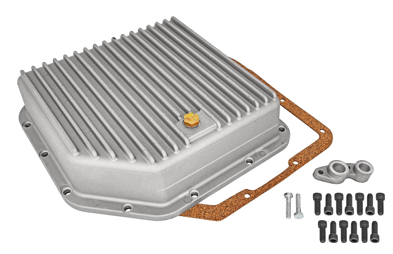 JEGS Cast Aluminum Transmission Pan for GM TH350 Automatic Transmission [3 1/2