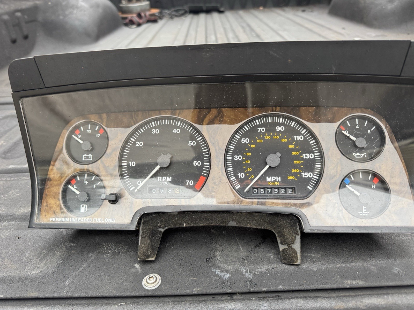 1992-1996 Jaguar XJS Speedometer Instrument Gauge Cluster DAC 11163  104K OEM